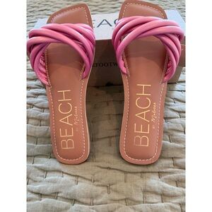 NIB Beach by Matisse Pink Women's Sandals, size 7